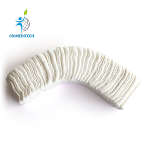 Plis de coton pliés jetables Laine de coton Zig Zag