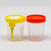 Tasse de collecte d'échantillons de selles en plastique jetable, 30ml 40ml 60ml