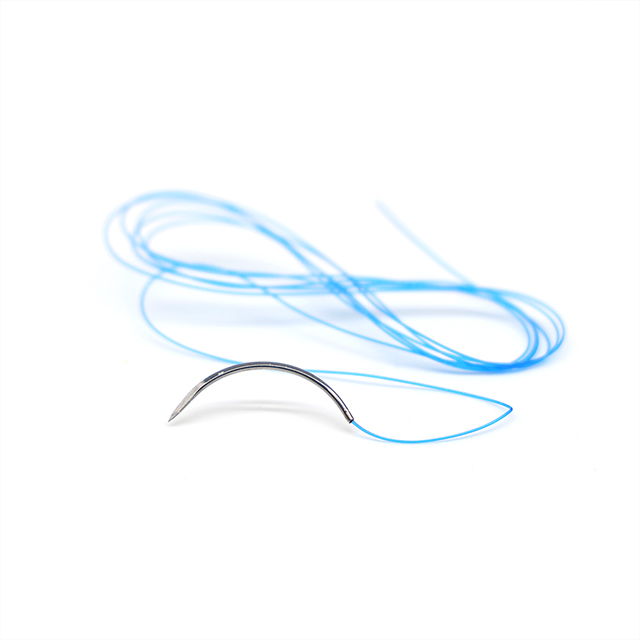 Sutures chirurgicales en polypropylène non résorbables avec aiguille
